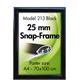 9413147 326137 Plakatramme Snap 25 mm,Sort 50 x 70 cm 